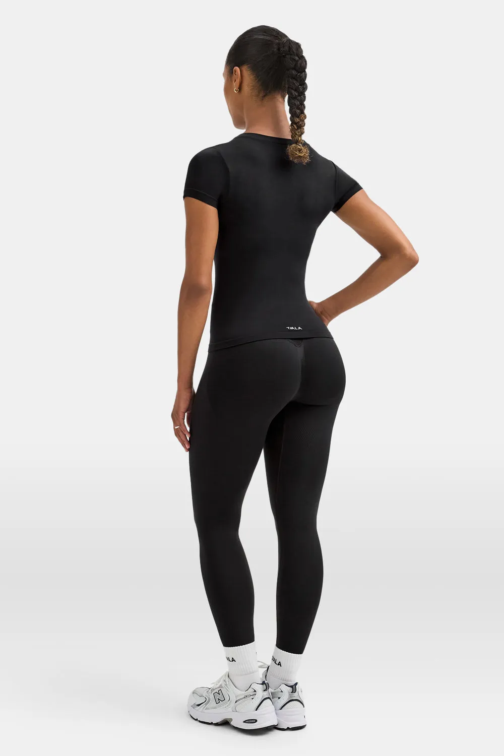 Sculpt Seamless Active T-Shirt - Black Marl sold by TALA product image thumbnail 4
