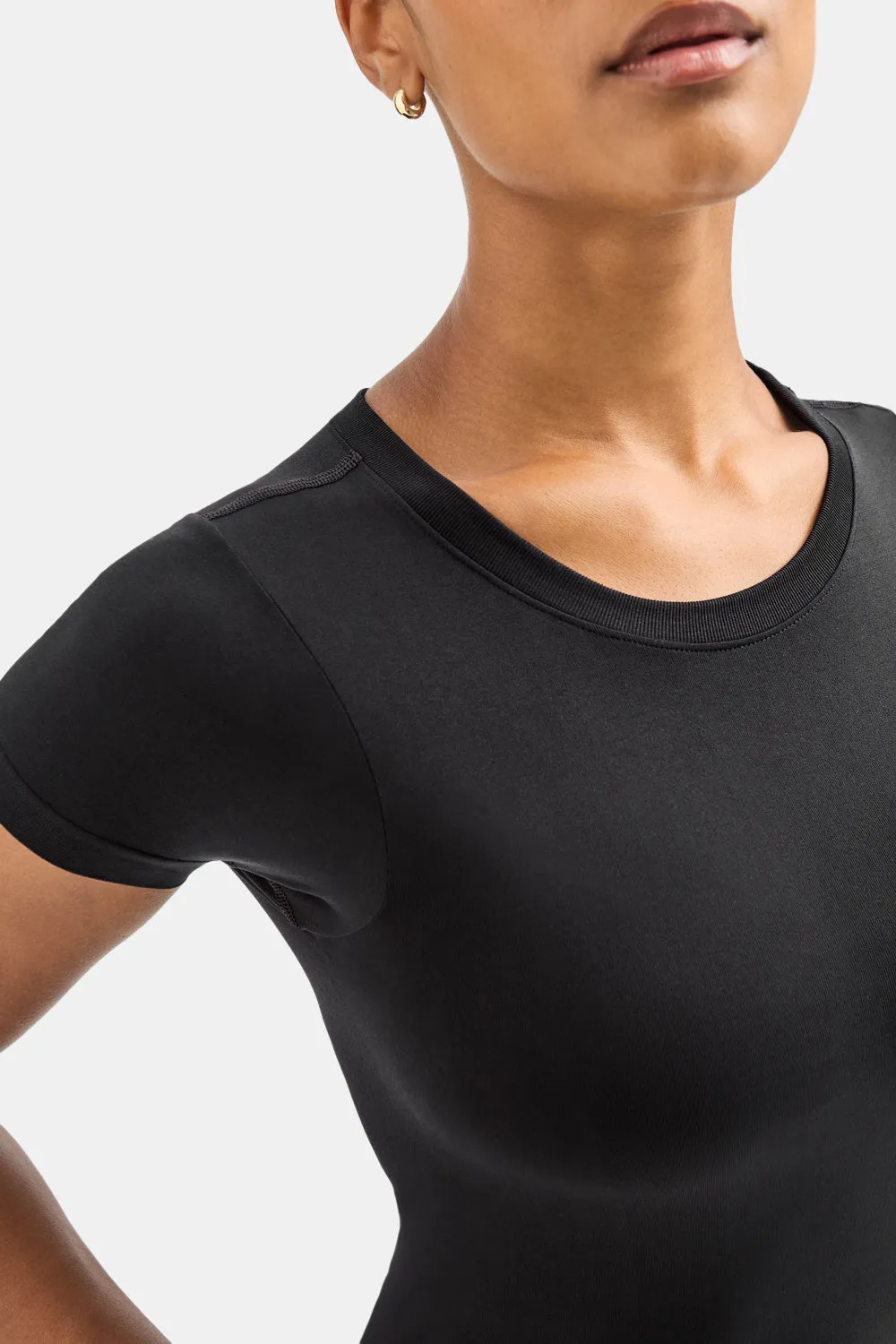 Sculpt Seamless Active T-Shirt - Black Marl sold by TALA product image thumbnail 5