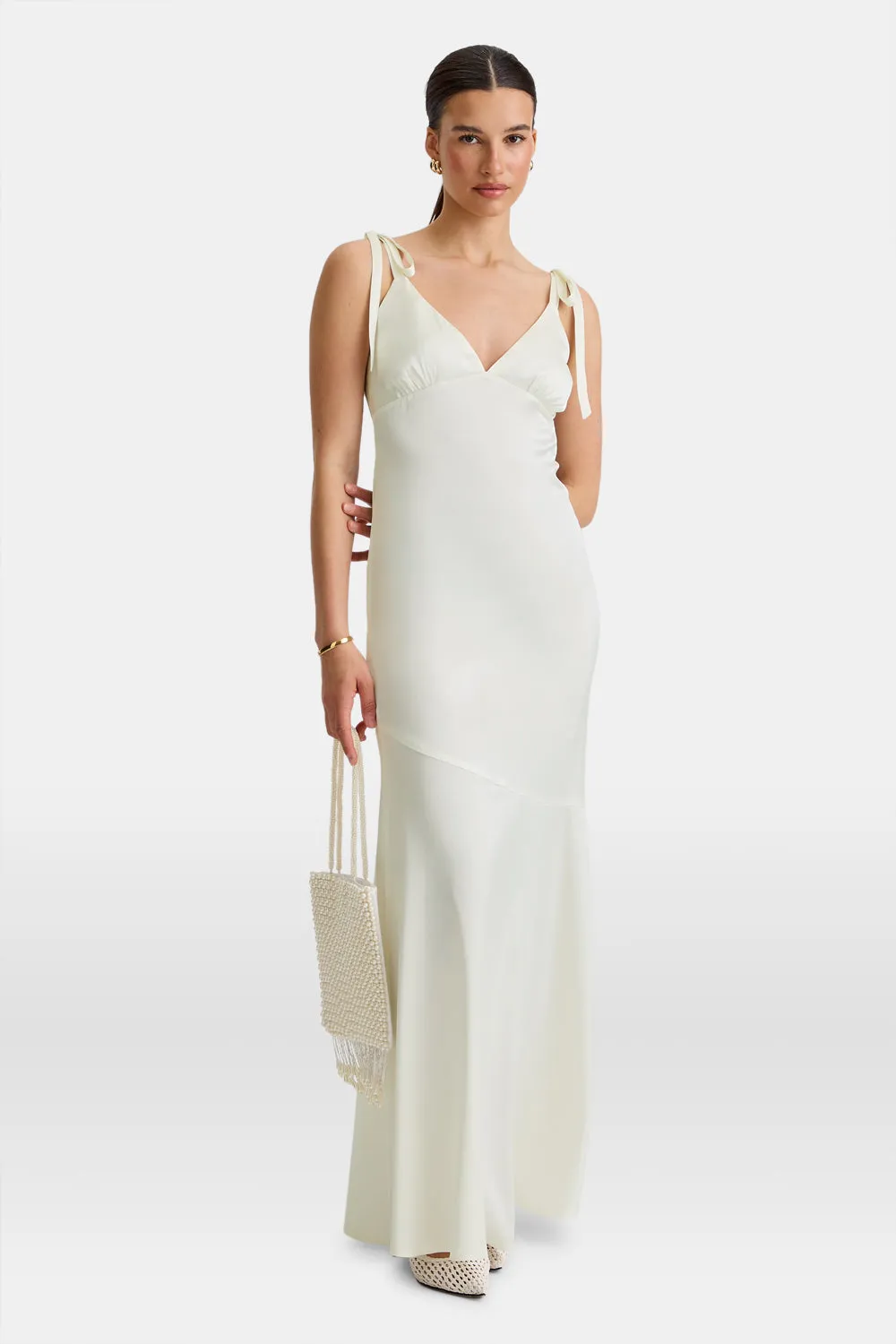 Silky Maxi Dress - Diamond White sold by TALA product image thumbnail 3