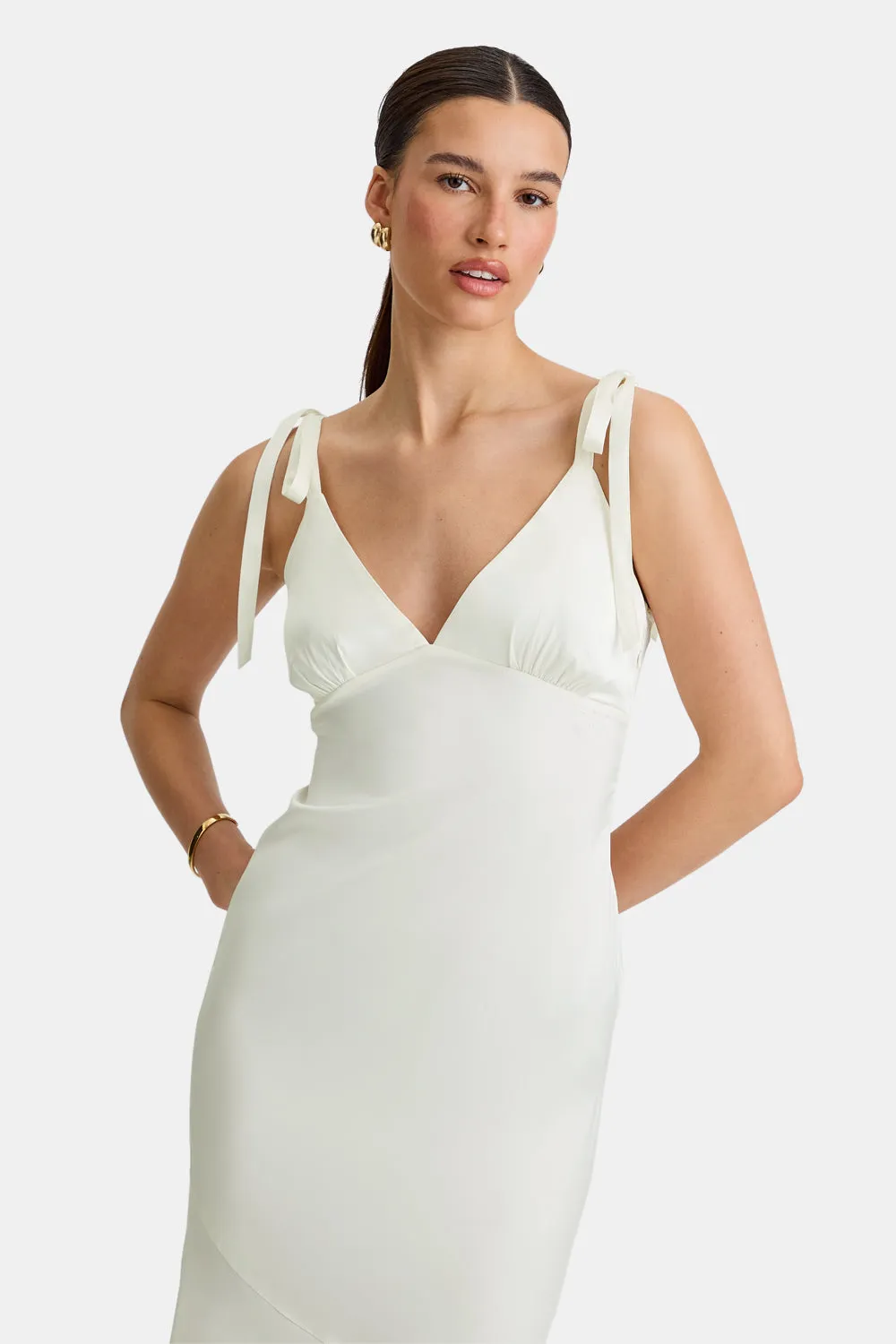 Silky Maxi Dress - Diamond White sold by TALA product image thumbnail 4