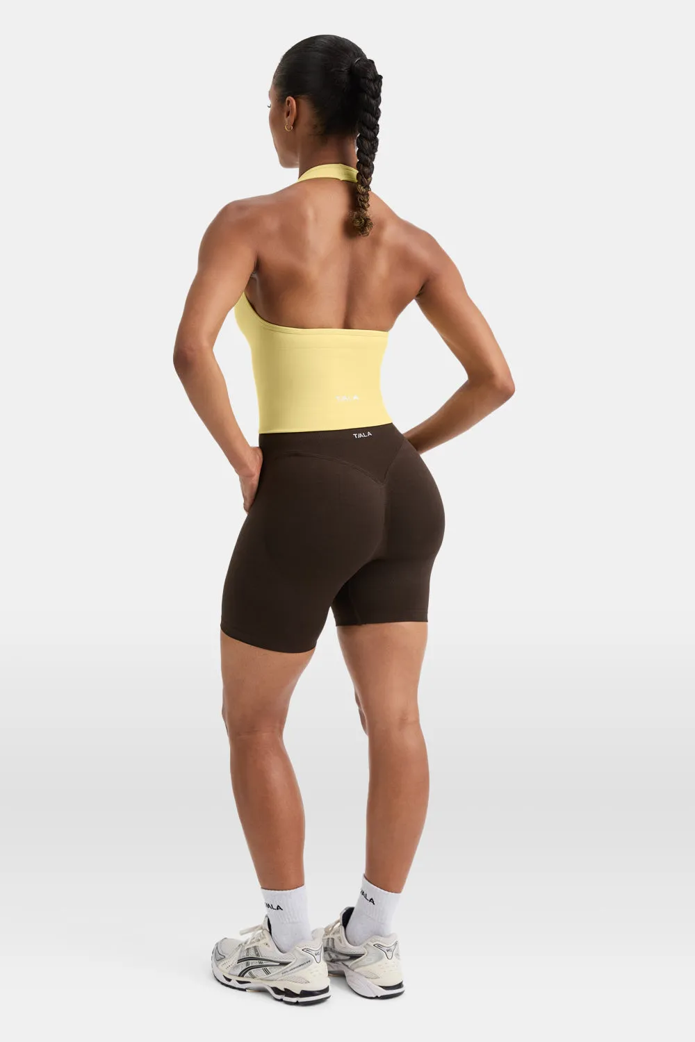 Sculpt Seamless Halter Tank - Butter Yellow sold by TALA product image thumbnail 3