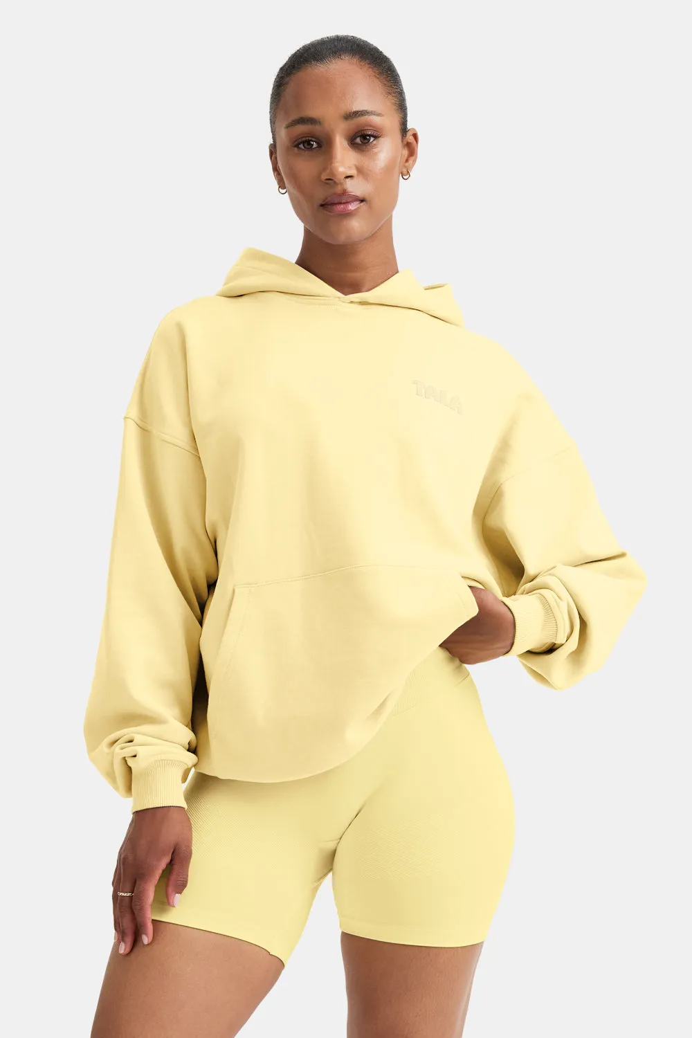 TALA Le Soleil Oversized Hoodie - Butter Yellow sold by TALA