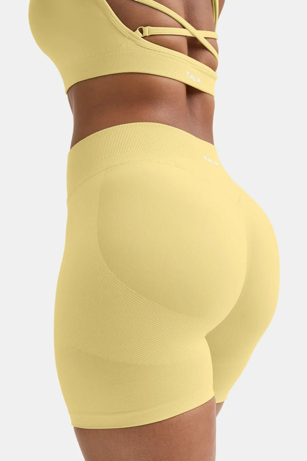 Sculpt Seamless UltraSculpt Shorts - Butter Yellow sold by TALA product image thumbnail 3