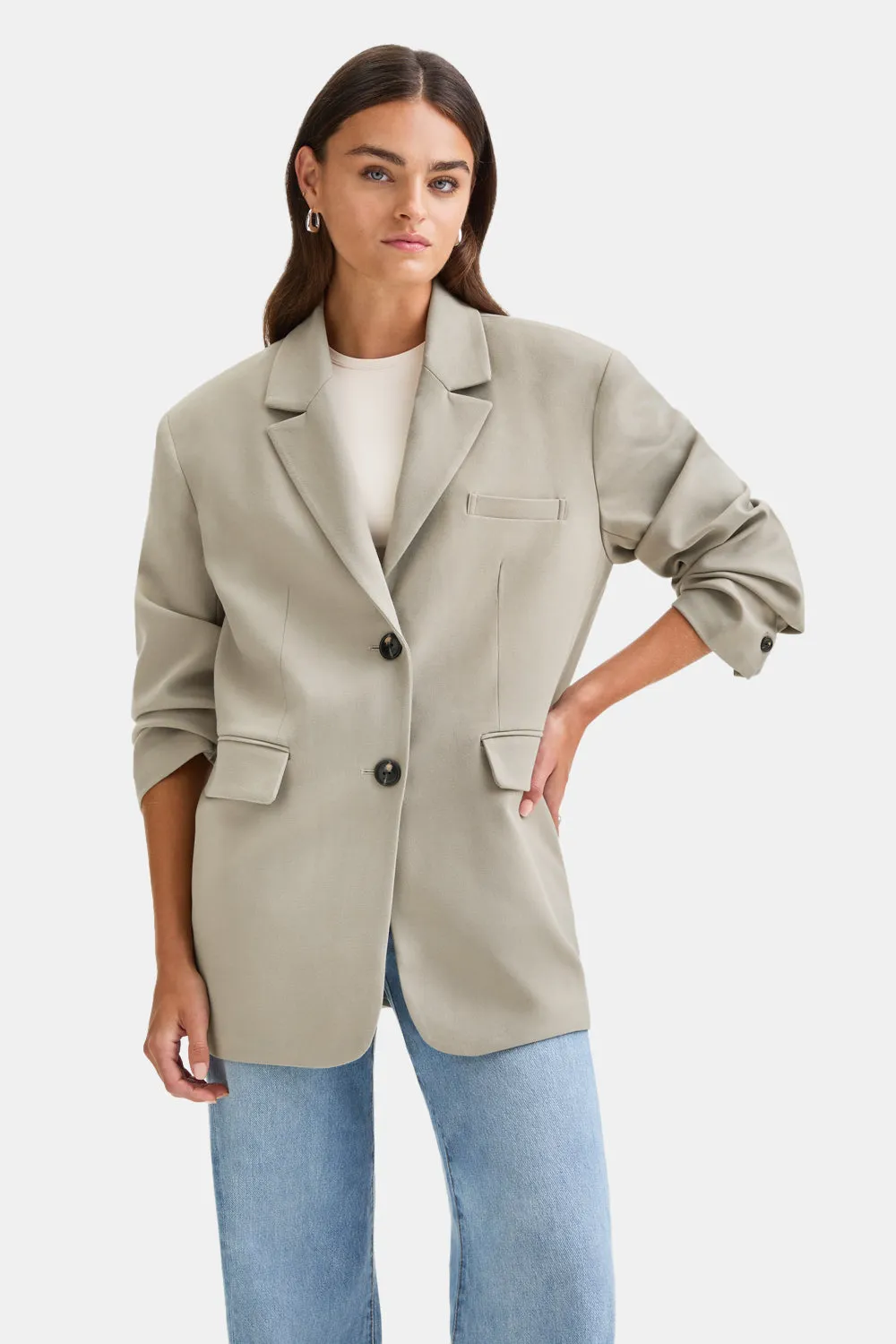 Everyday Tailoring Oversized Blazer - Pistachio sold by TALA product image thumbnail 5