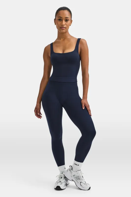 Sculpt Seamless Scrunch Legging - Navy Marl sold by TALA