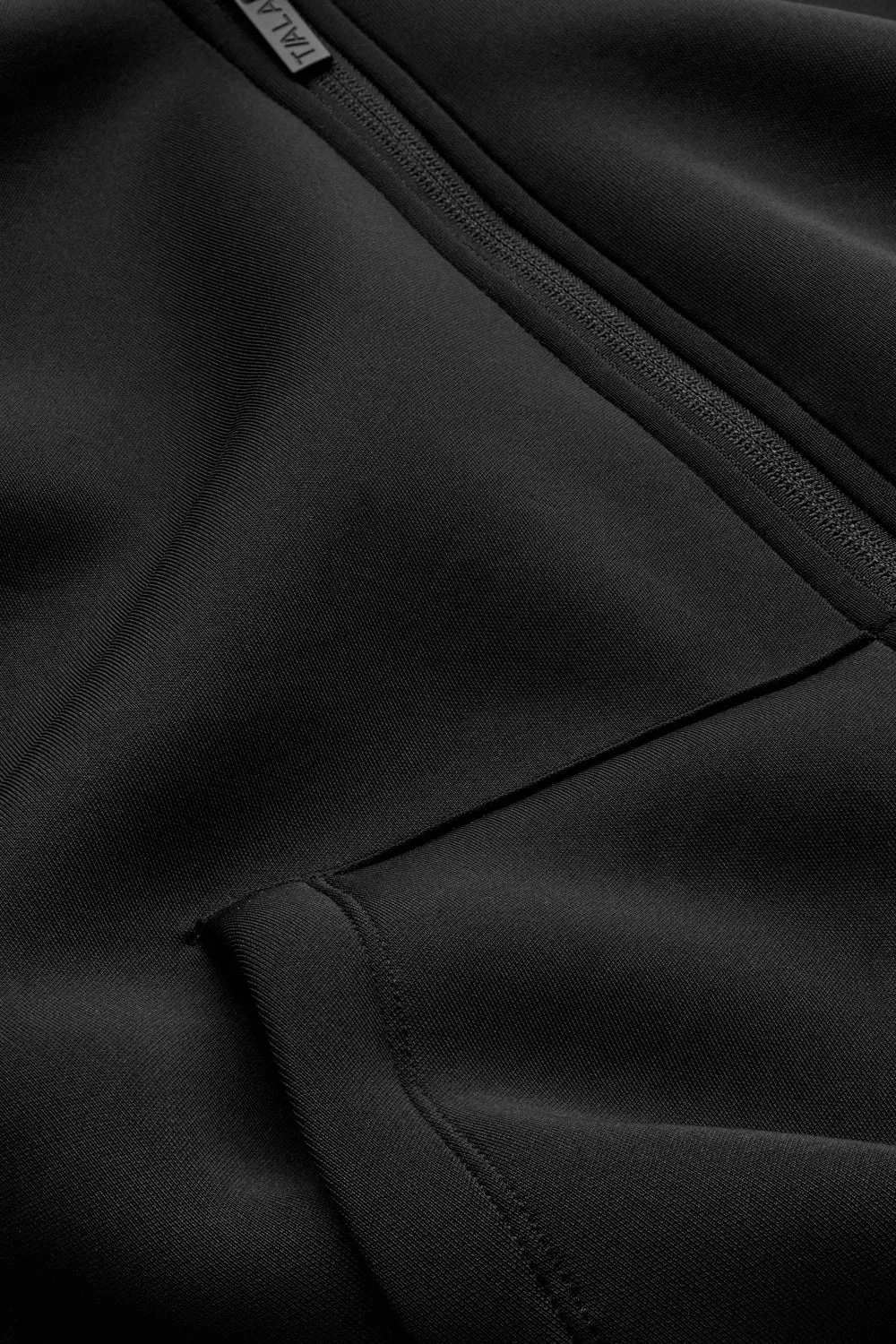 Scuba Zip Through Hoodie - Black sold by TALA product image thumbnail 5