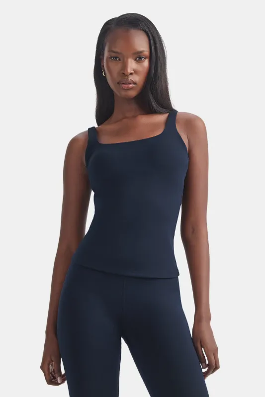 DayFlex Square Neck Full Length Vest - Midnight Navy sold by TALA