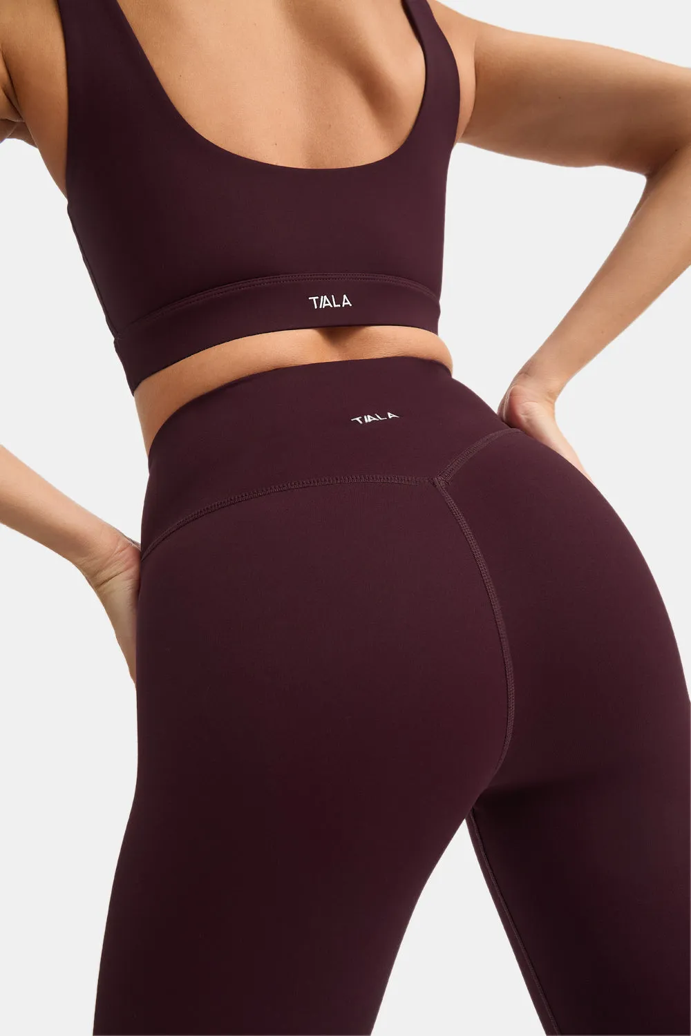 DayFlex Wrap High Waisted Legging - Fig sold by TALA product image thumbnail 4