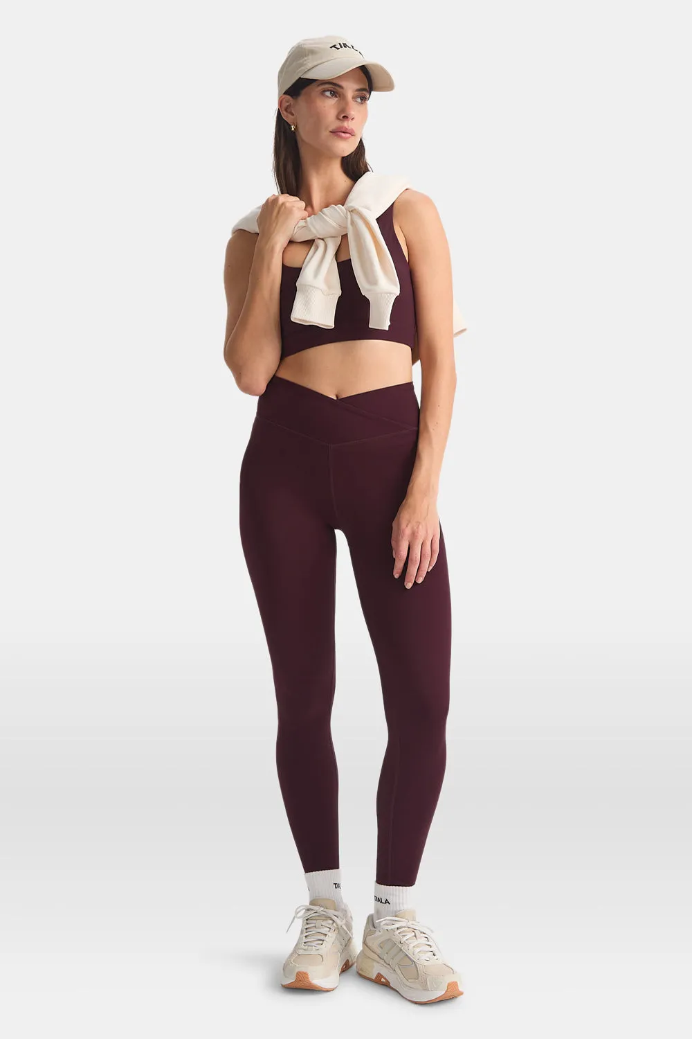 DayFlex Wrap High Waisted Legging - Fig sold by TALA