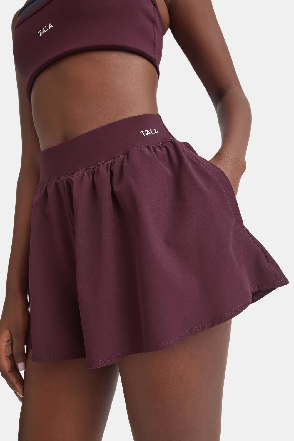 DayFlex Floaty Short - Fig sold by TALA product image thumbnail 4