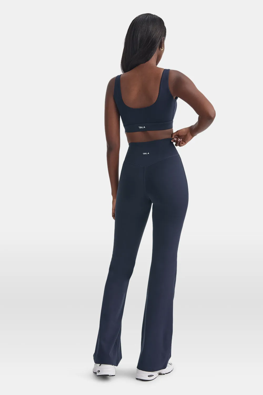 DayFlex Wrap Flared Yoga Pant - Midnight Navy sold by TALA product image thumbnail 4