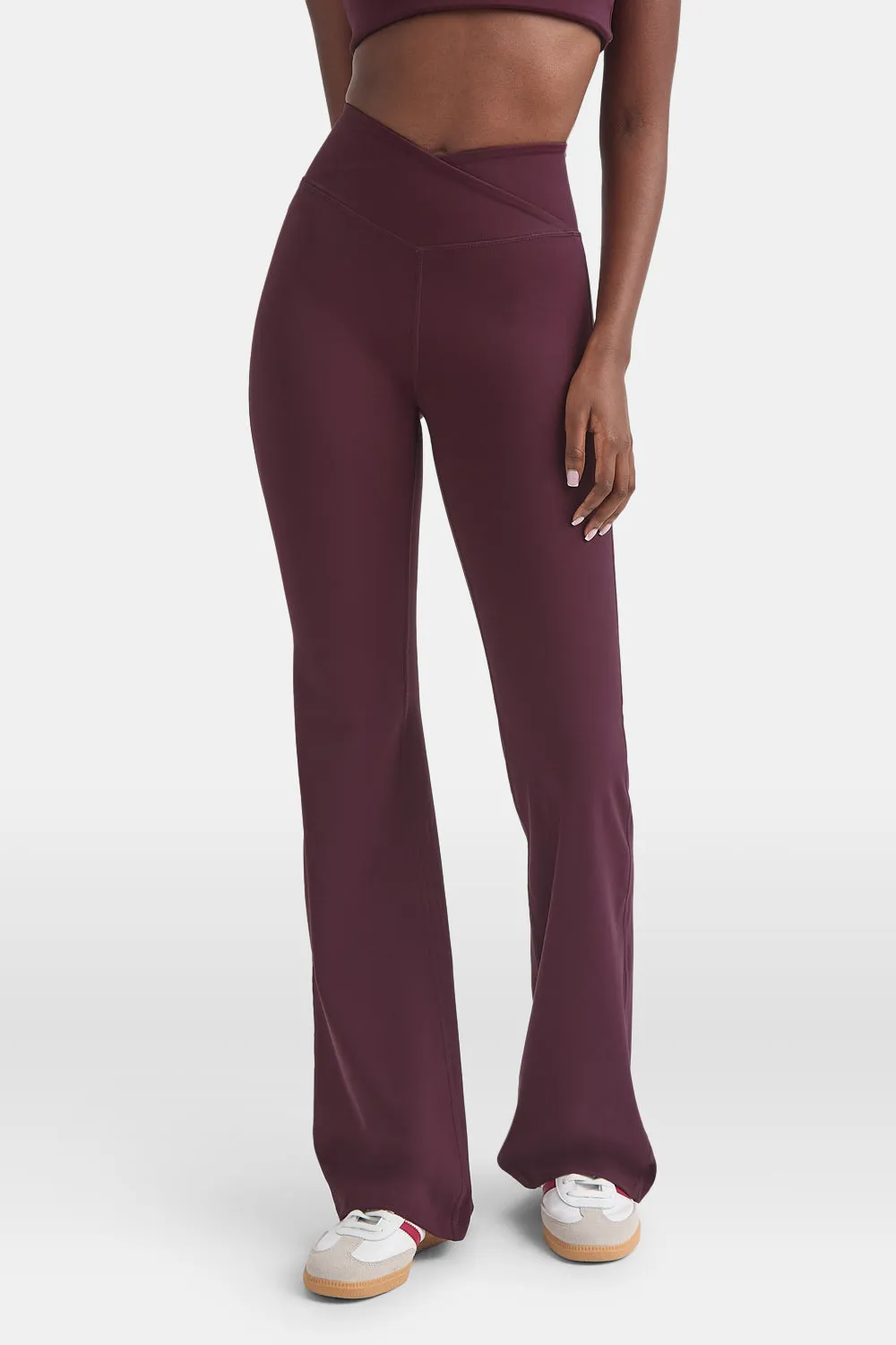 DayFlex Wrap Flared Yoga Pant - Fig sold by TALA