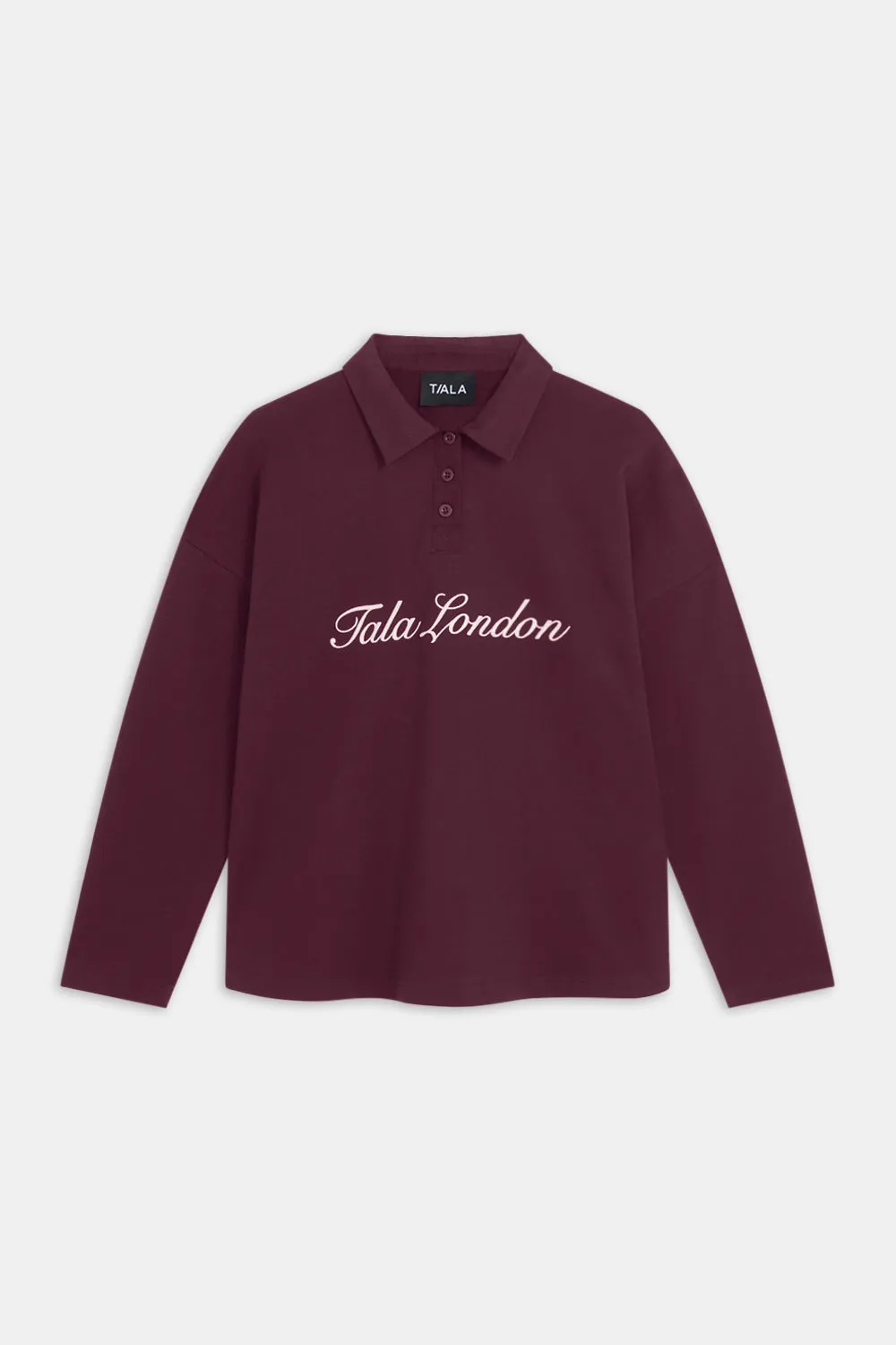 Rugby Polo Sweatshirt - Fig sold by TALA product image thumbnail 2