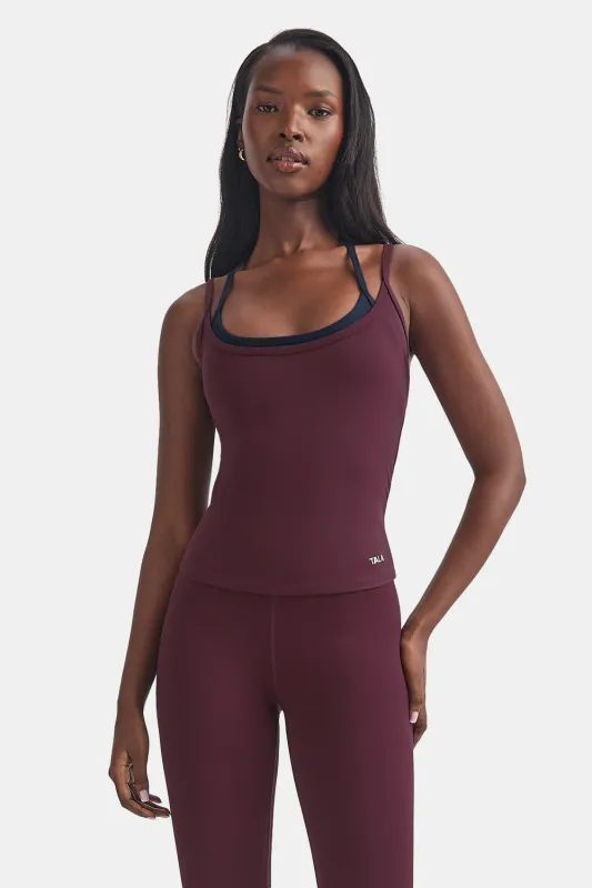 DayFlex Double Layer Vest - Fig / Midnight Navy sold by TALA