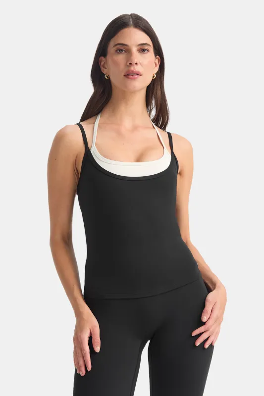 DayFlex Double Layer Vest - Black / Ivory sold by TALA