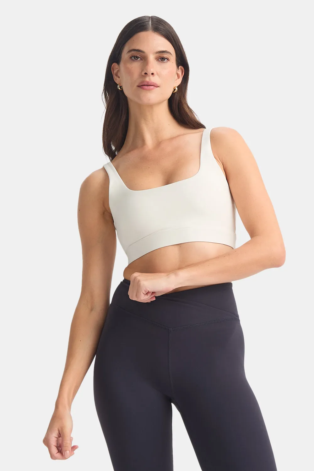 DayFlex Square Neck Sports Bra - Ivory sold by TALA