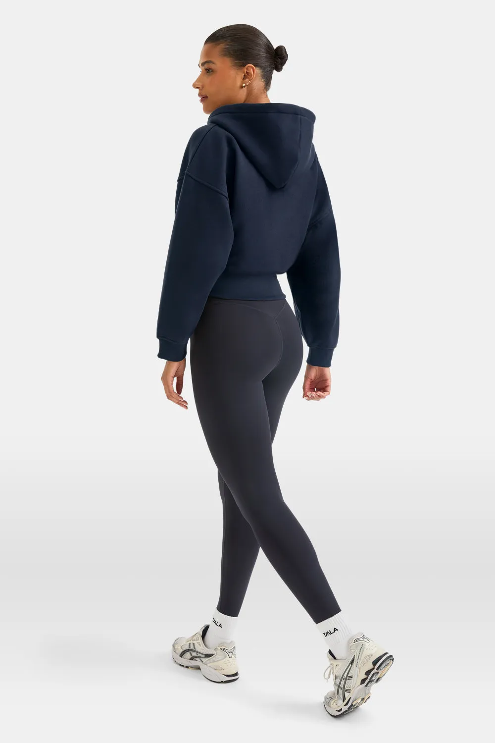 Cocoon Zip Through Hoodie - Midnight Navy sold by TALA product image thumbnail 4