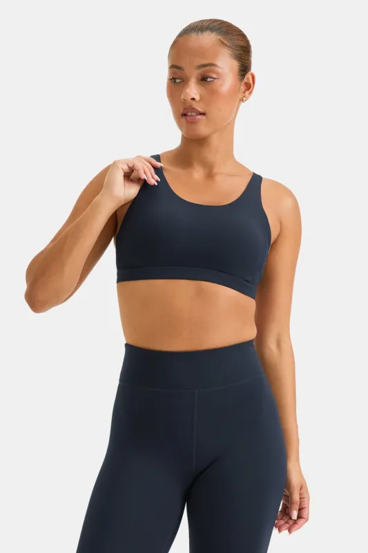 SkinLuxe Tank Sports Bra - Midnight Navy sold by TALA