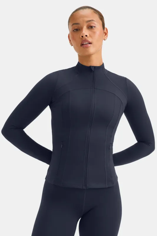 SkinLuxe Running Jacket - Midnight Navy sold by TALA