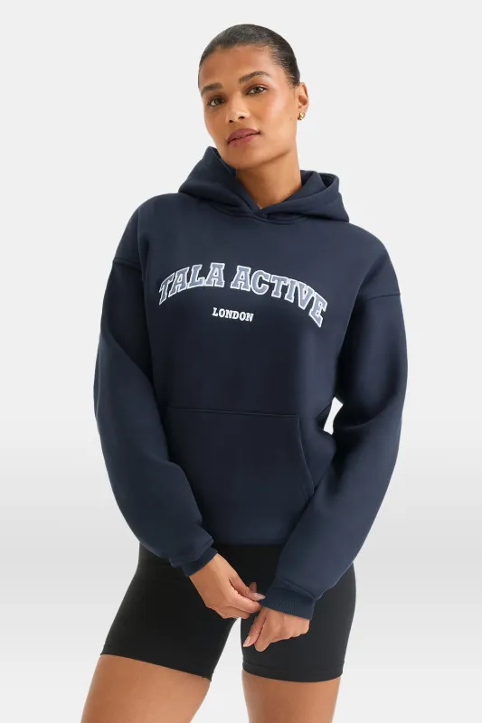TALA Active Applique Hoodie - Midnight Navy sold by TALA