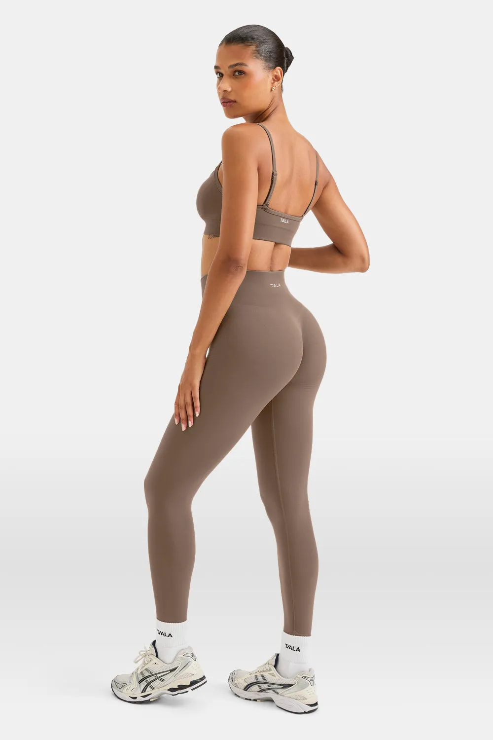 Sculpt Seamless Scrunch Legging - Taupe sold by TALA product image thumbnail 3