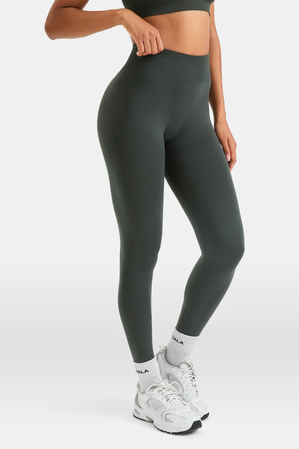 Sculpt Seamless Scrunch Legging - Slate Green sold by TALA product image thumbnail 5