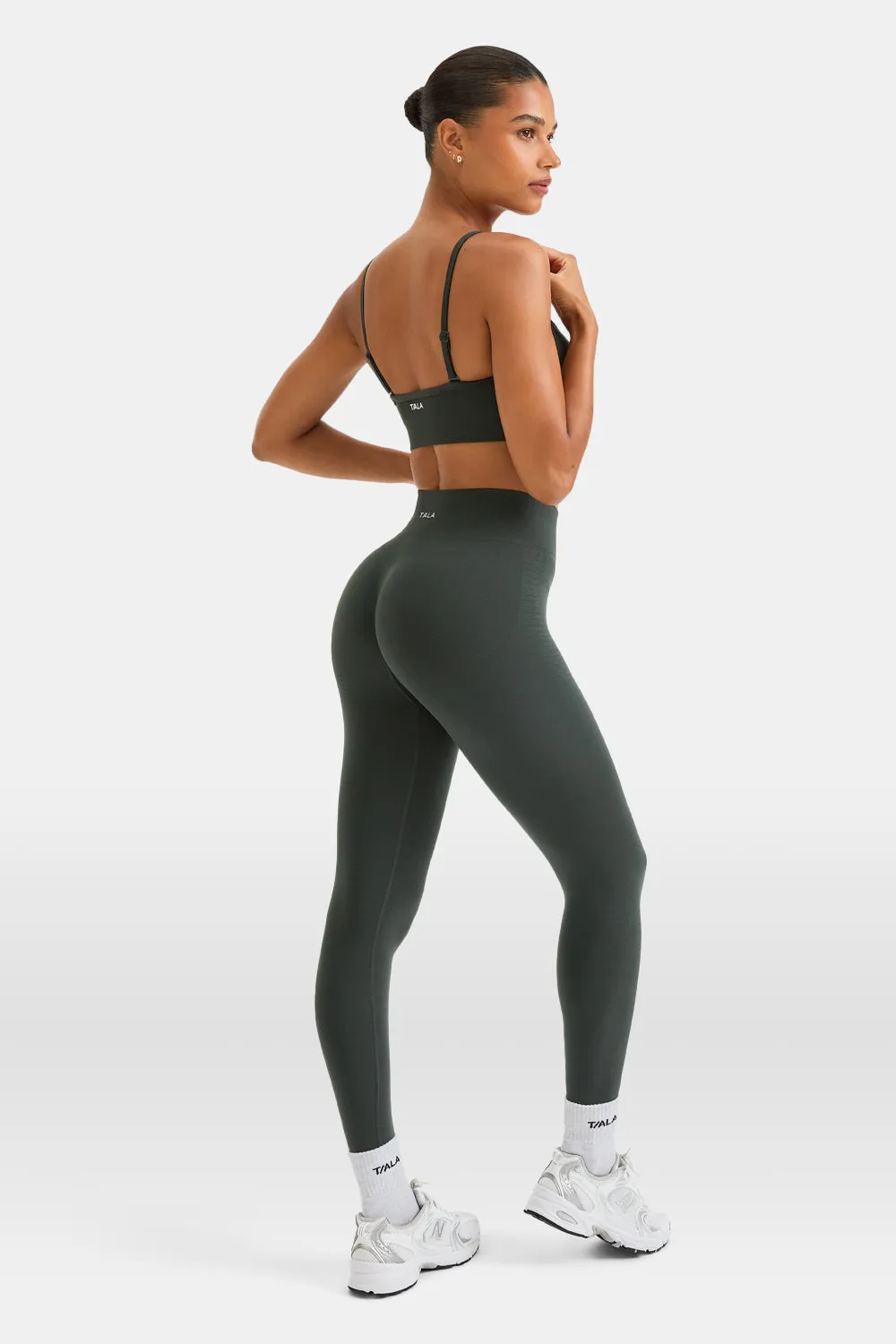 Sculpt Seamless Scrunch Legging - Slate Green sold by TALA product image thumbnail 4