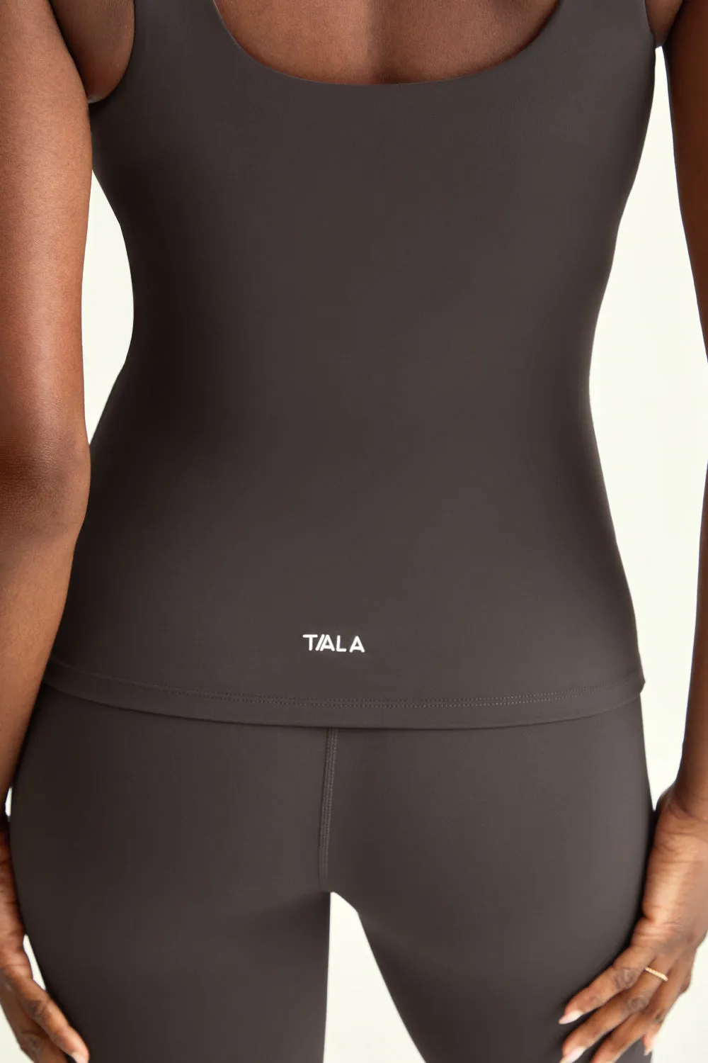 DayFlex Square Neck Full Length Vest - Deep Taupe sold by TALA product image thumbnail 4