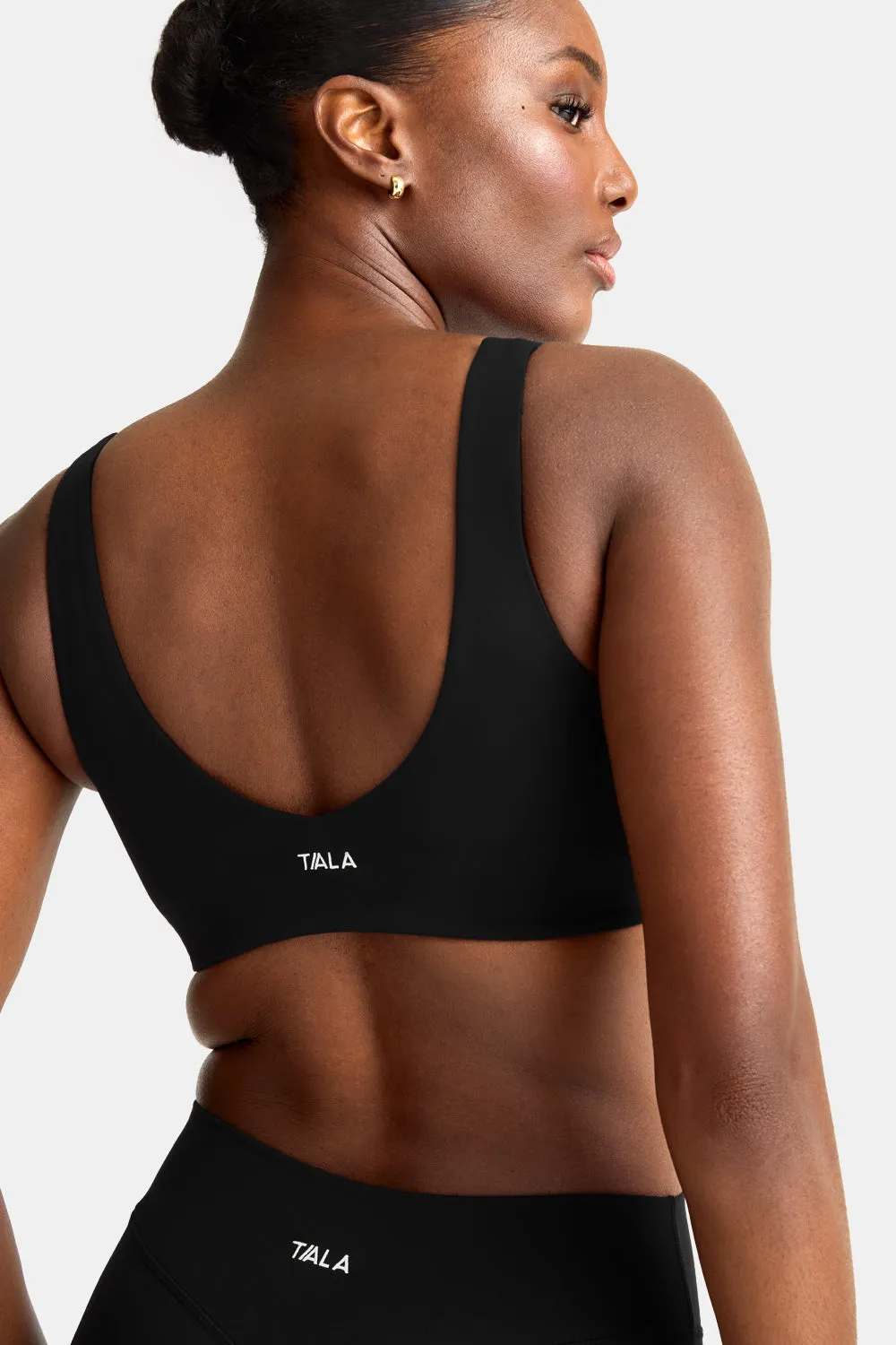 DayFlex Wrap Front Sports Bra - Shadow Black sold by TALA product image thumbnail 3