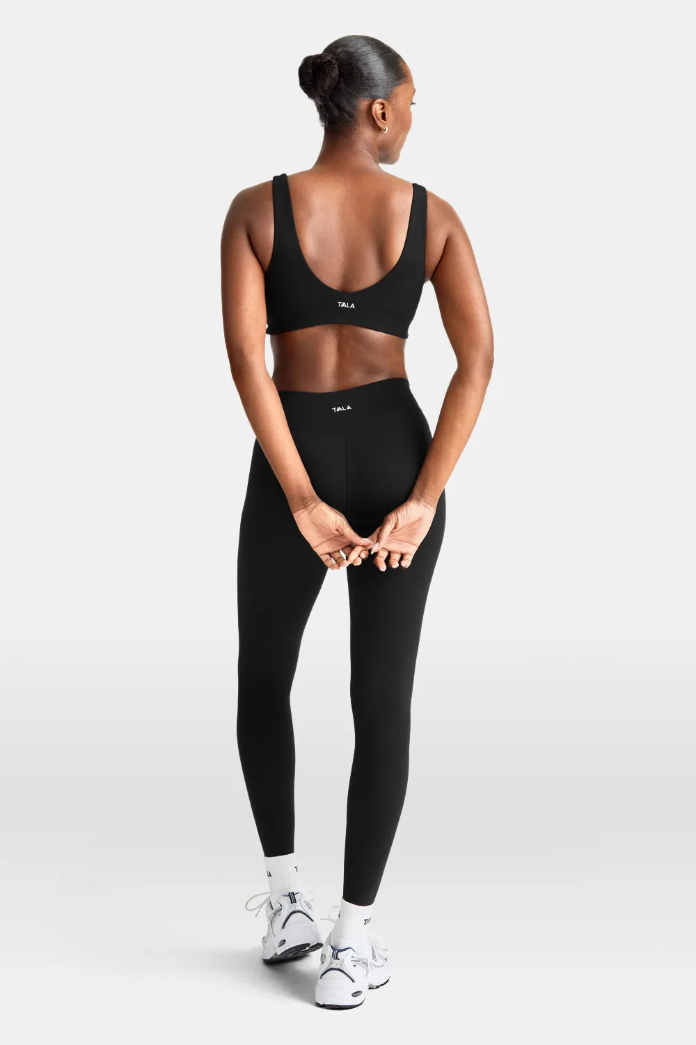 DayFlex Wrap Front Sports Bra - Shadow Black sold by TALA product image thumbnail 5