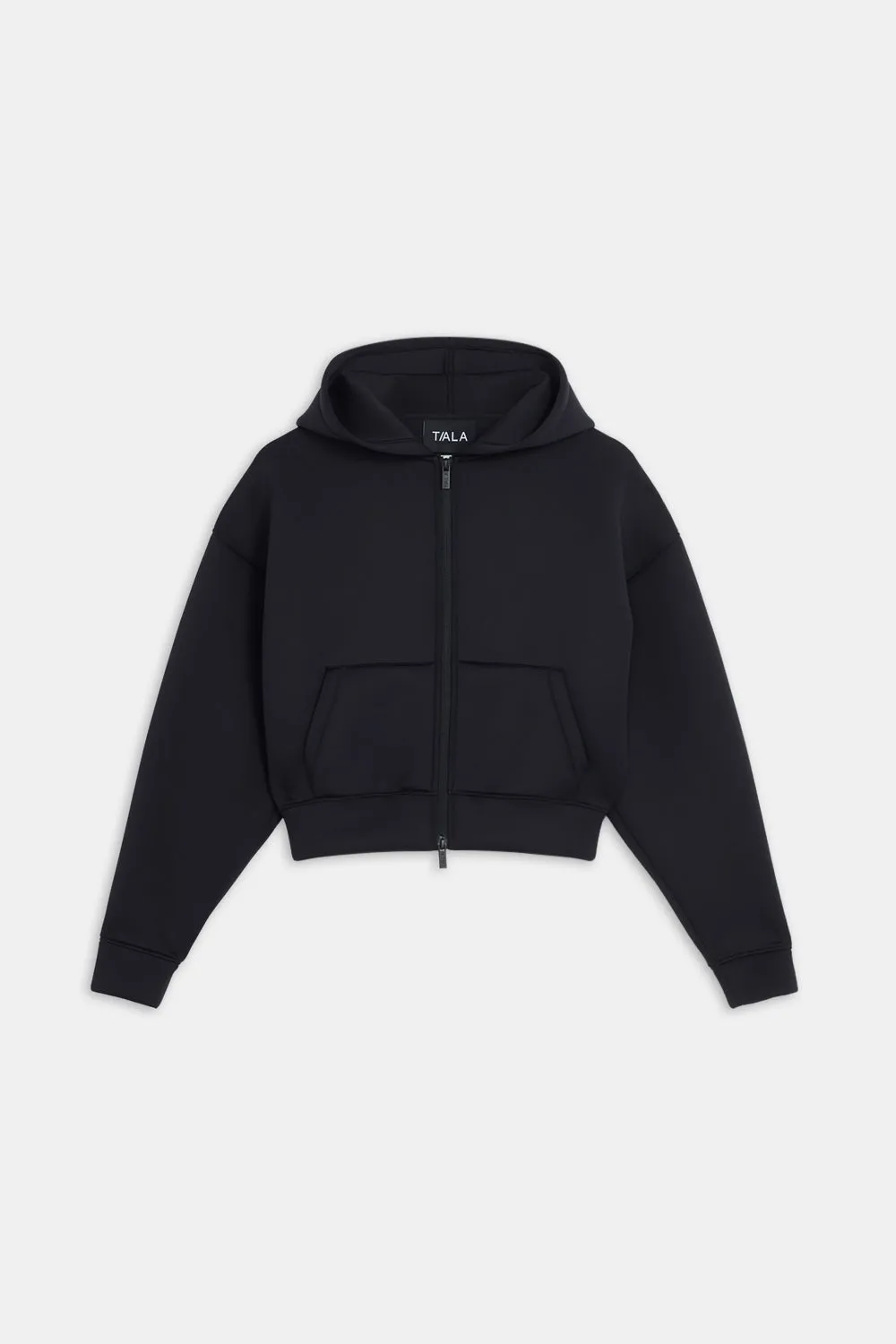 Spacer Zip Through Hoodie - Black sold by TALA product image thumbnail 2