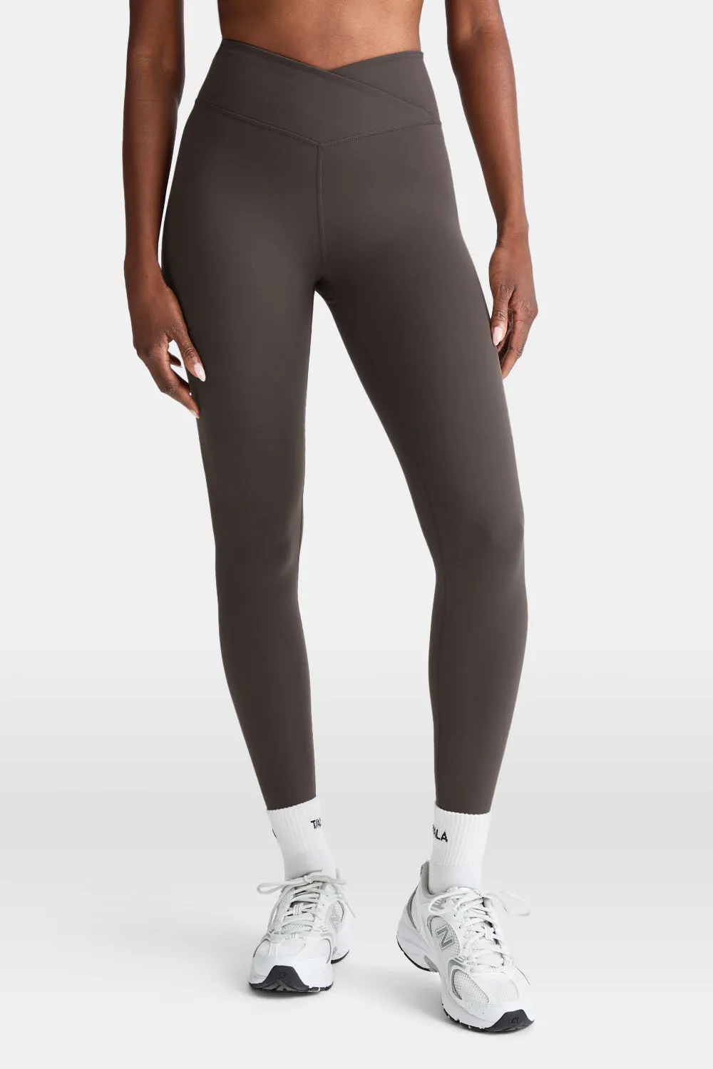 DayFlex Wrap High Waisted Legging - Mocha Brown sold by TALA product image thumbnail 4