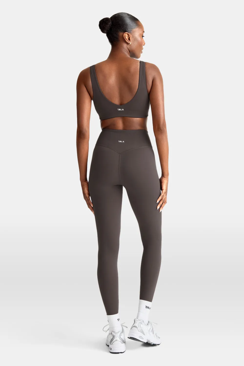 DayFlex Wrap High Waisted Legging - Mocha Brown sold by TALA product image thumbnail 3