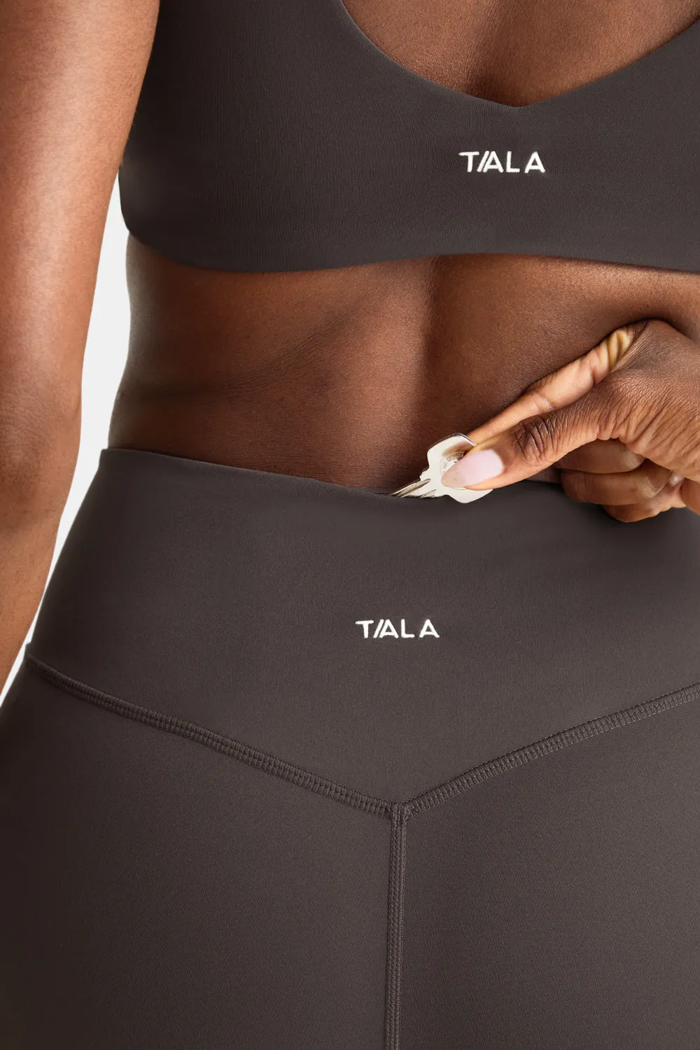 DayFlex Wrap Flared Yoga Pant - Mocha Brown sold by TALA product image thumbnail 4