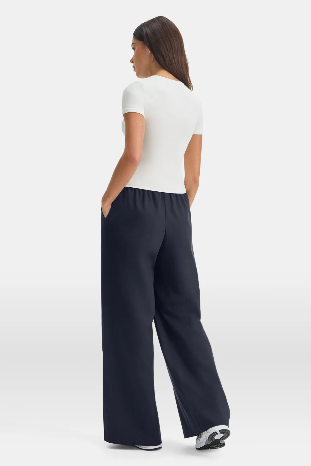 Drawstring Wide Leg Trousers - Midnight Navy sold by TALA product image thumbnail 5