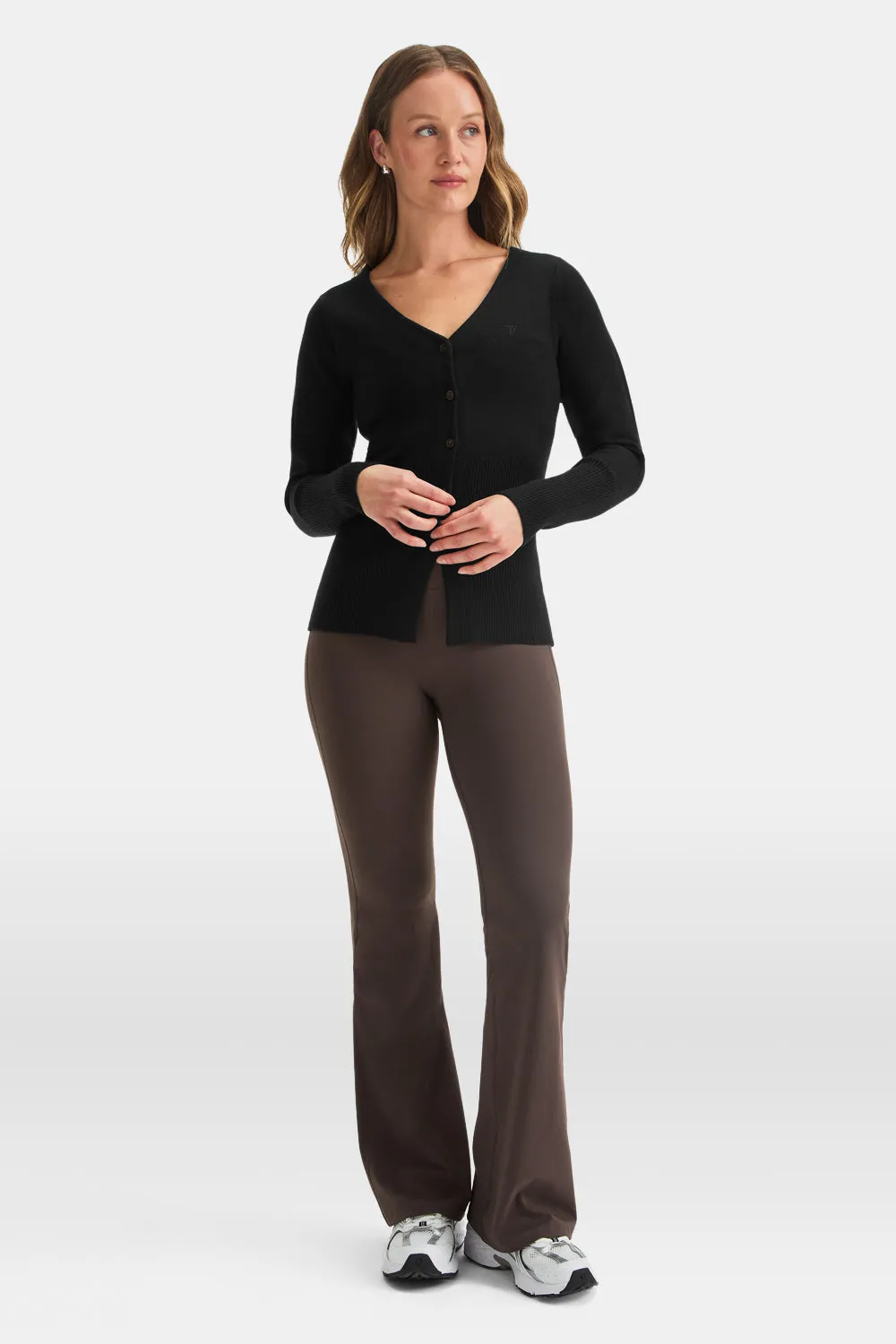 Knit-Waisted Cardigan - Black sold by TALA product image thumbnail 5