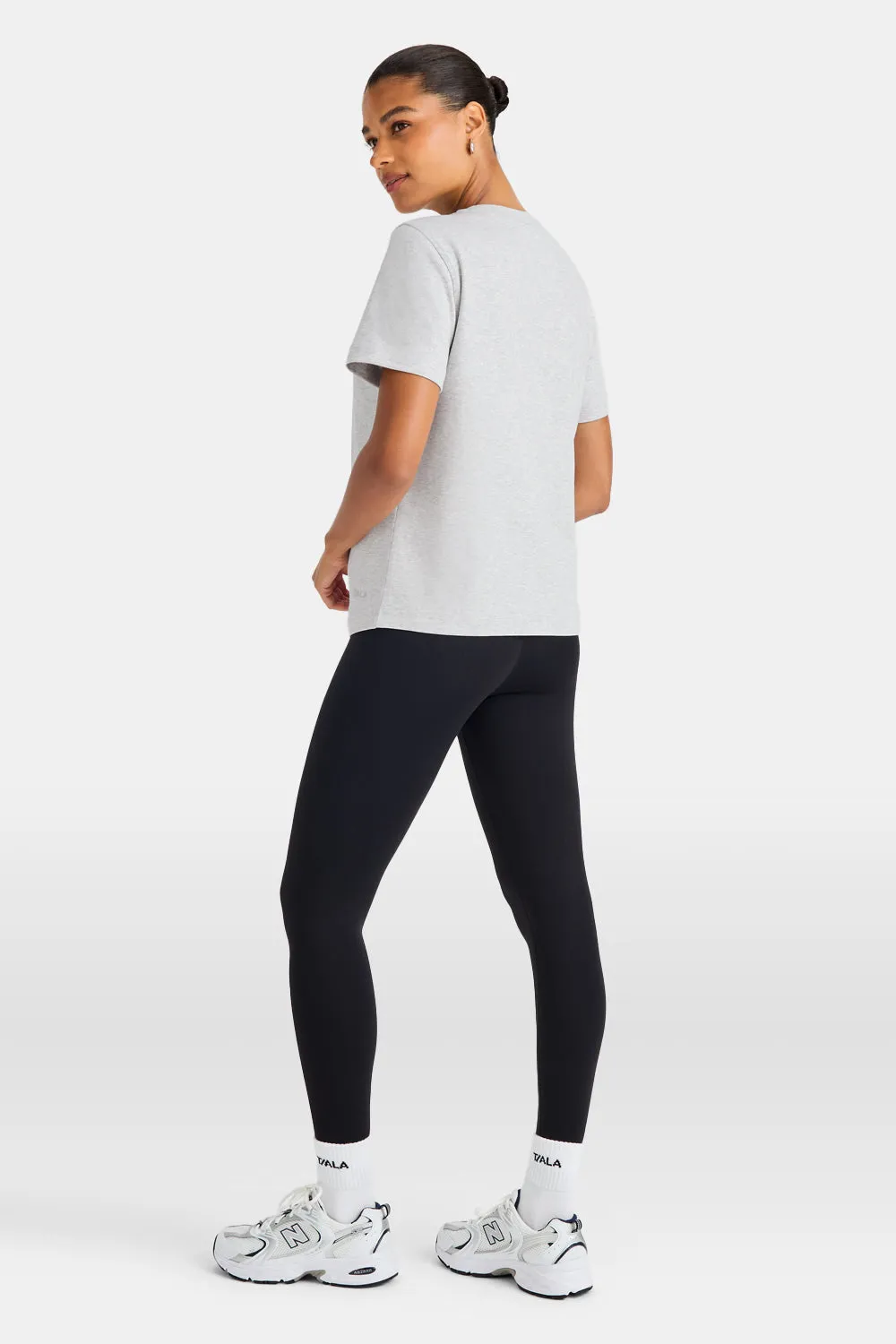 Elevated T-Shirt - Grey Marl sold by TALA product image thumbnail 5