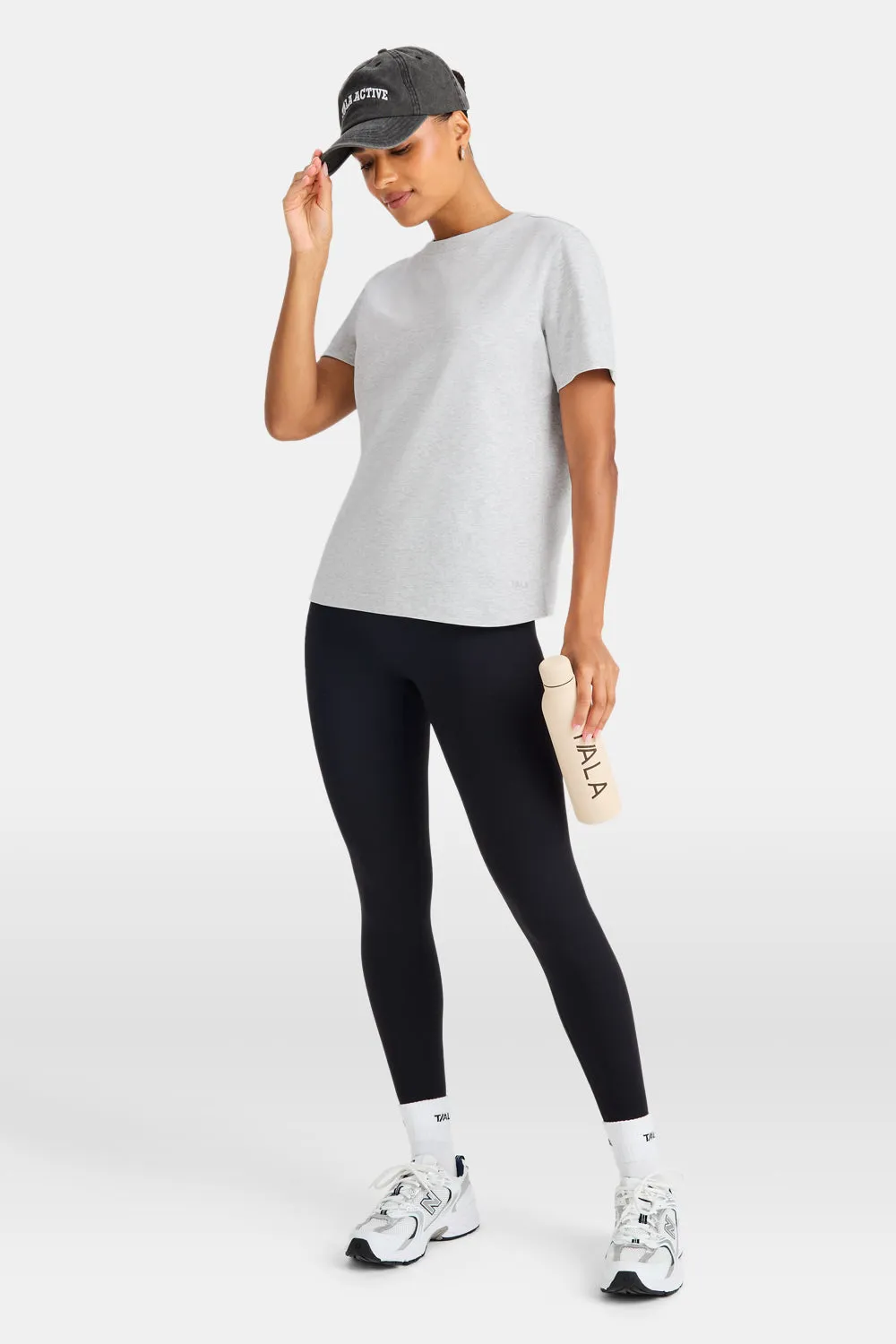 Elevated T-Shirt - Grey Marl sold by TALA product image thumbnail 3