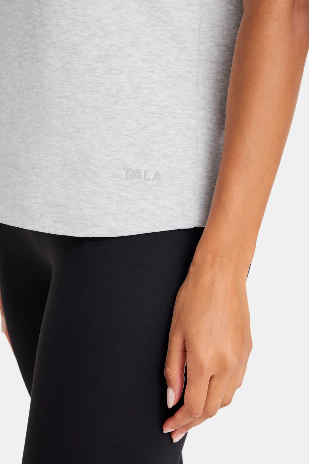 Elevated T-Shirt - Grey Marl sold by TALA product image thumbnail 4