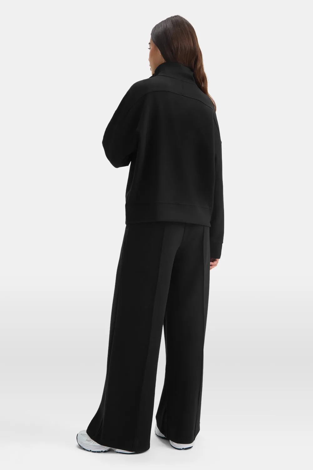 SoftSmart 1/4 Zip Sweatshirt - Black sold by TALA product image thumbnail 4