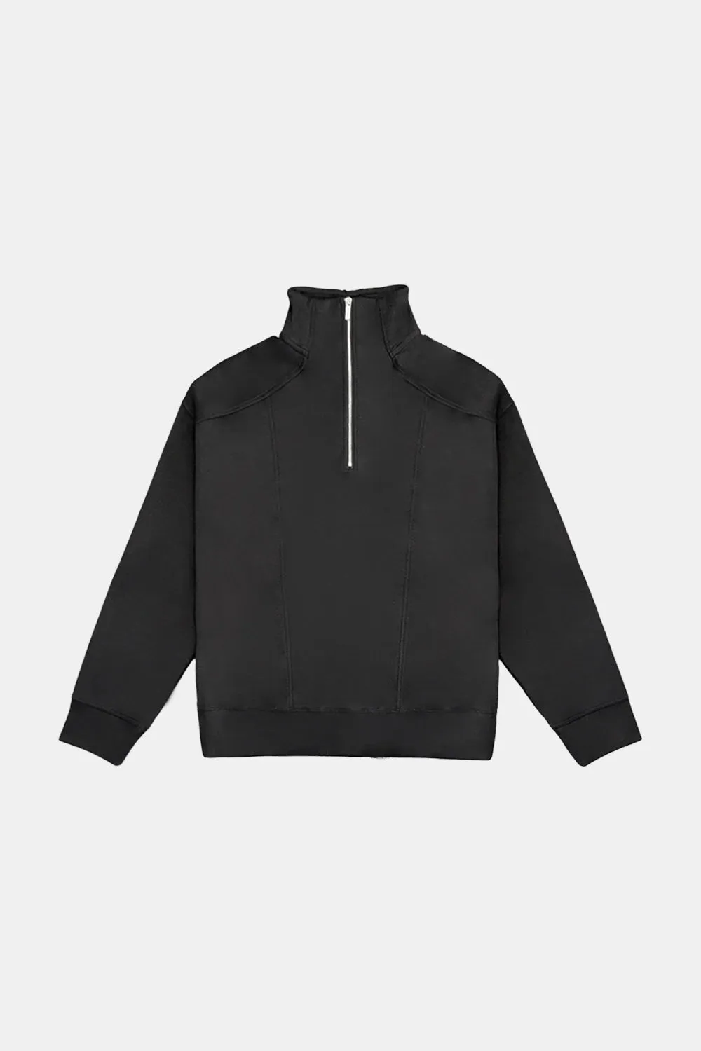 SoftSmart 1/4 Zip Sweatshirt - Black sold by TALA product image thumbnail 2