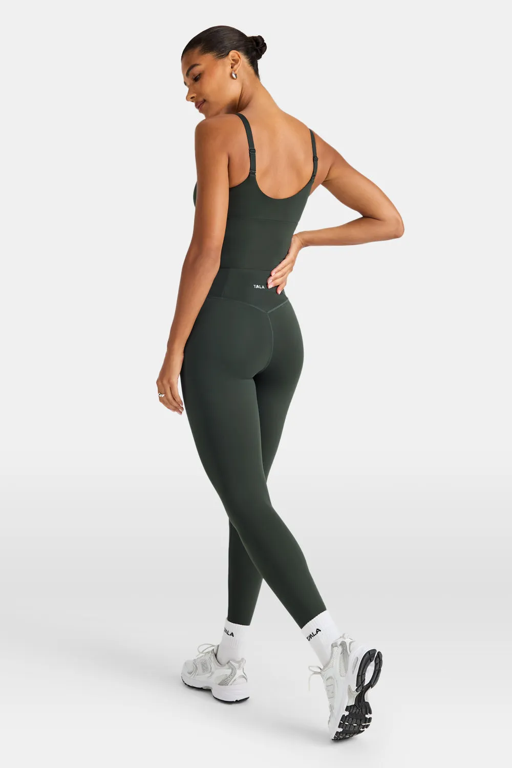 SkinLuxe High Waisted Legging - Dark Moss sold by TALA product image thumbnail 3