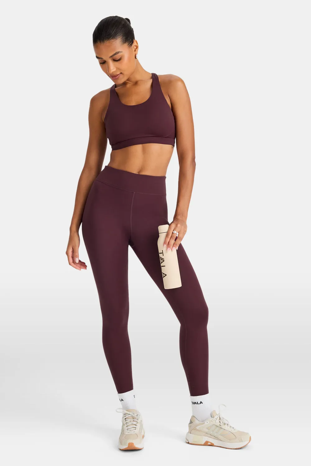 SkinLuxe Tank Sports Bra - Fig sold by TALA product image thumbnail 4