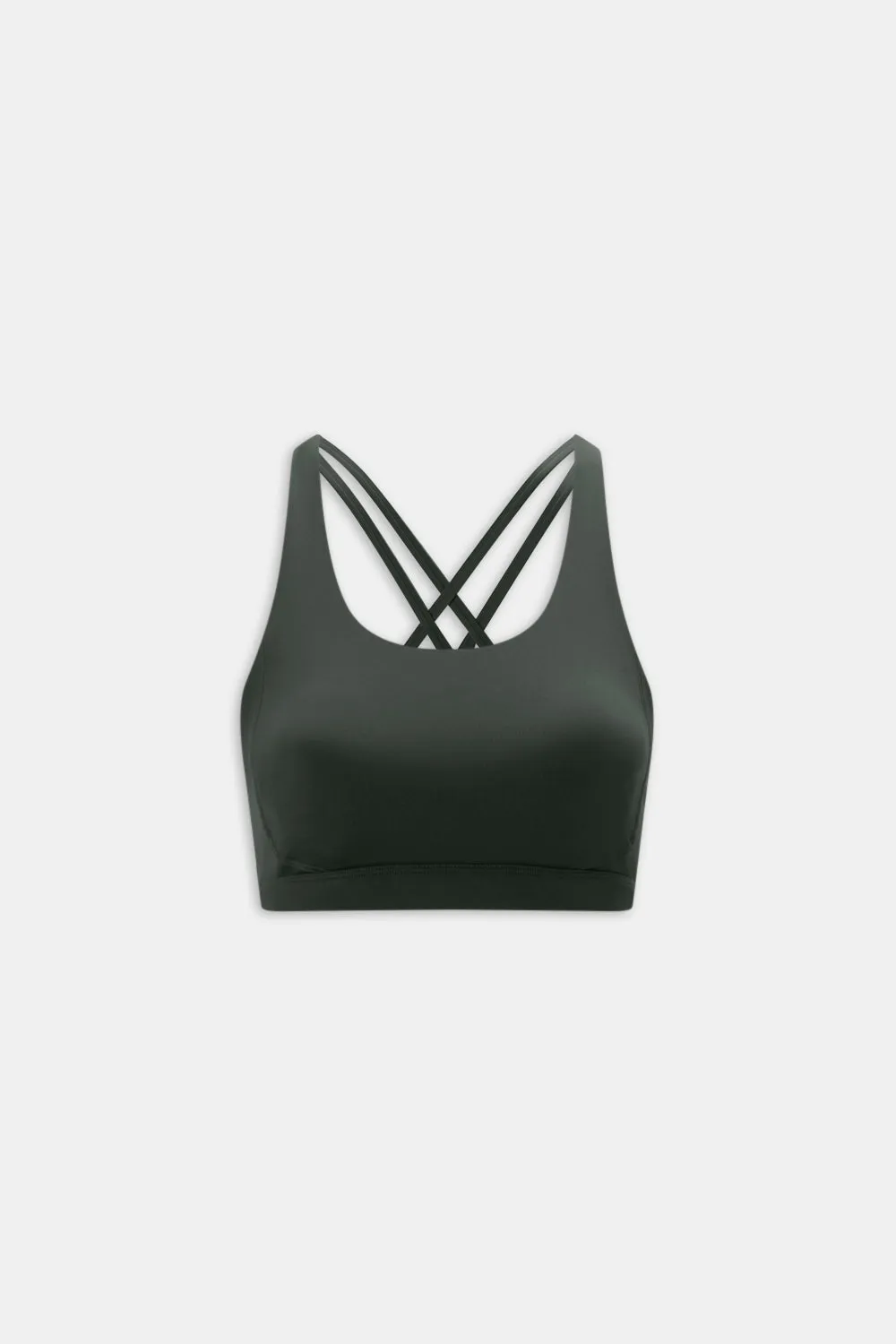 SkinLuxe Tank Sports Bra - Dark Moss sold by TALA product image thumbnail 2