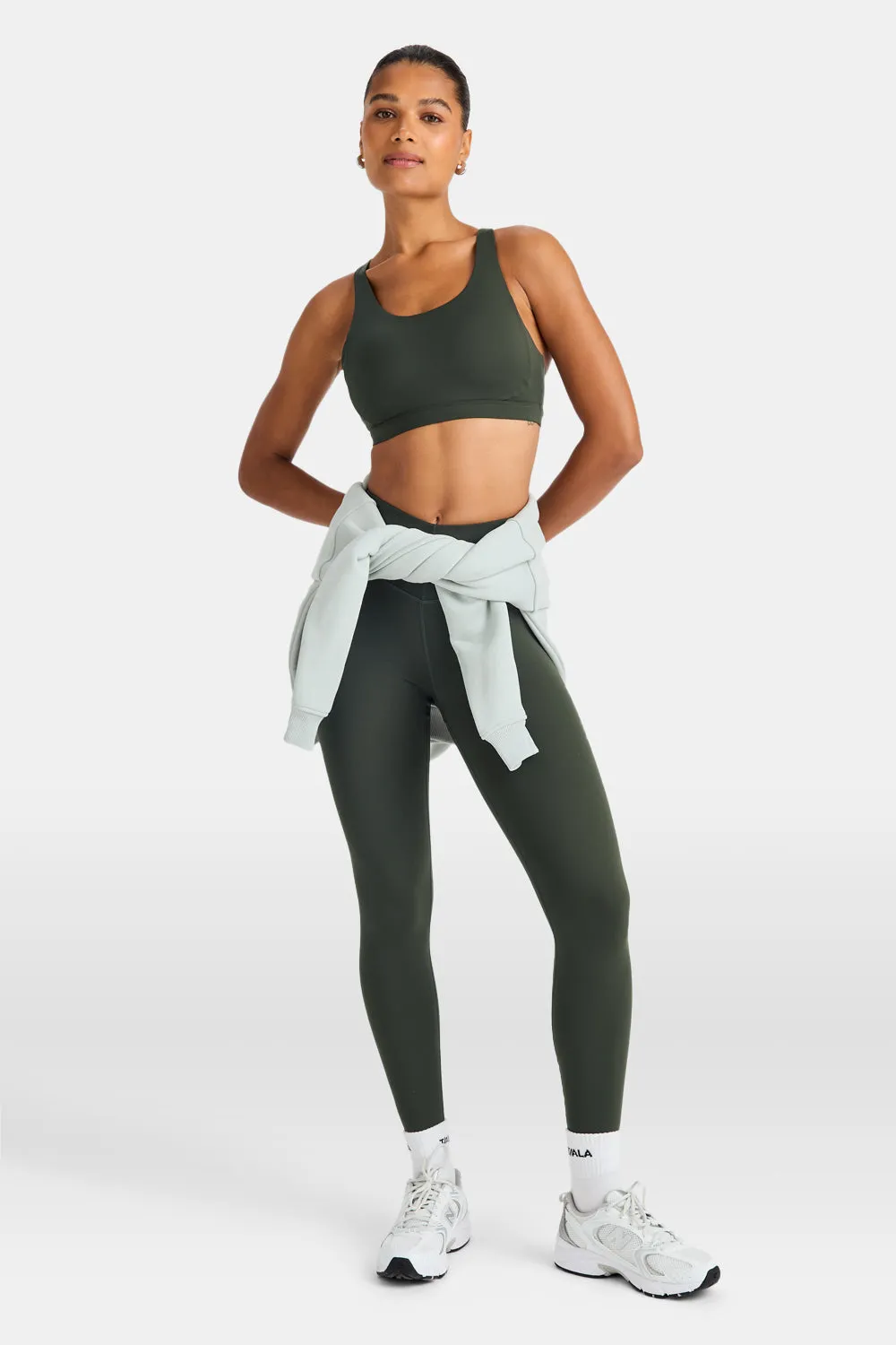 SkinLuxe Tank Sports Bra - Dark Moss sold by TALA product image thumbnail 4