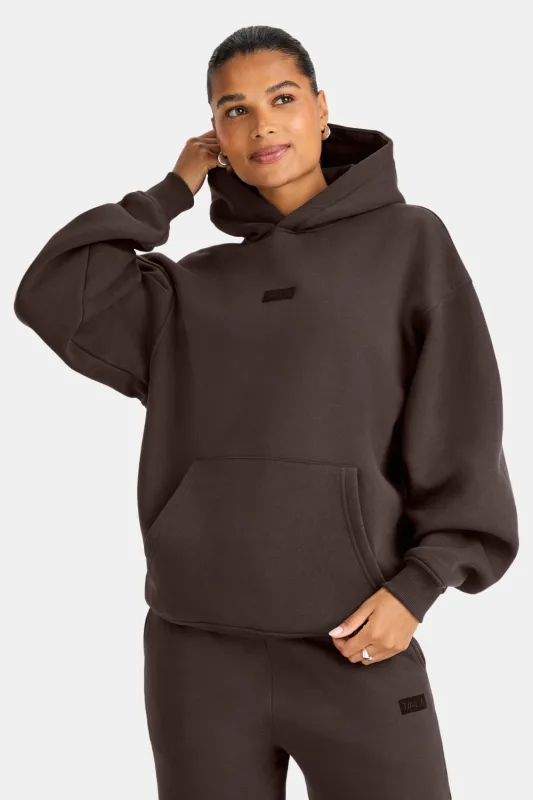 Outdoors Graphic Oversized Hoodie - Americano sold by TALA