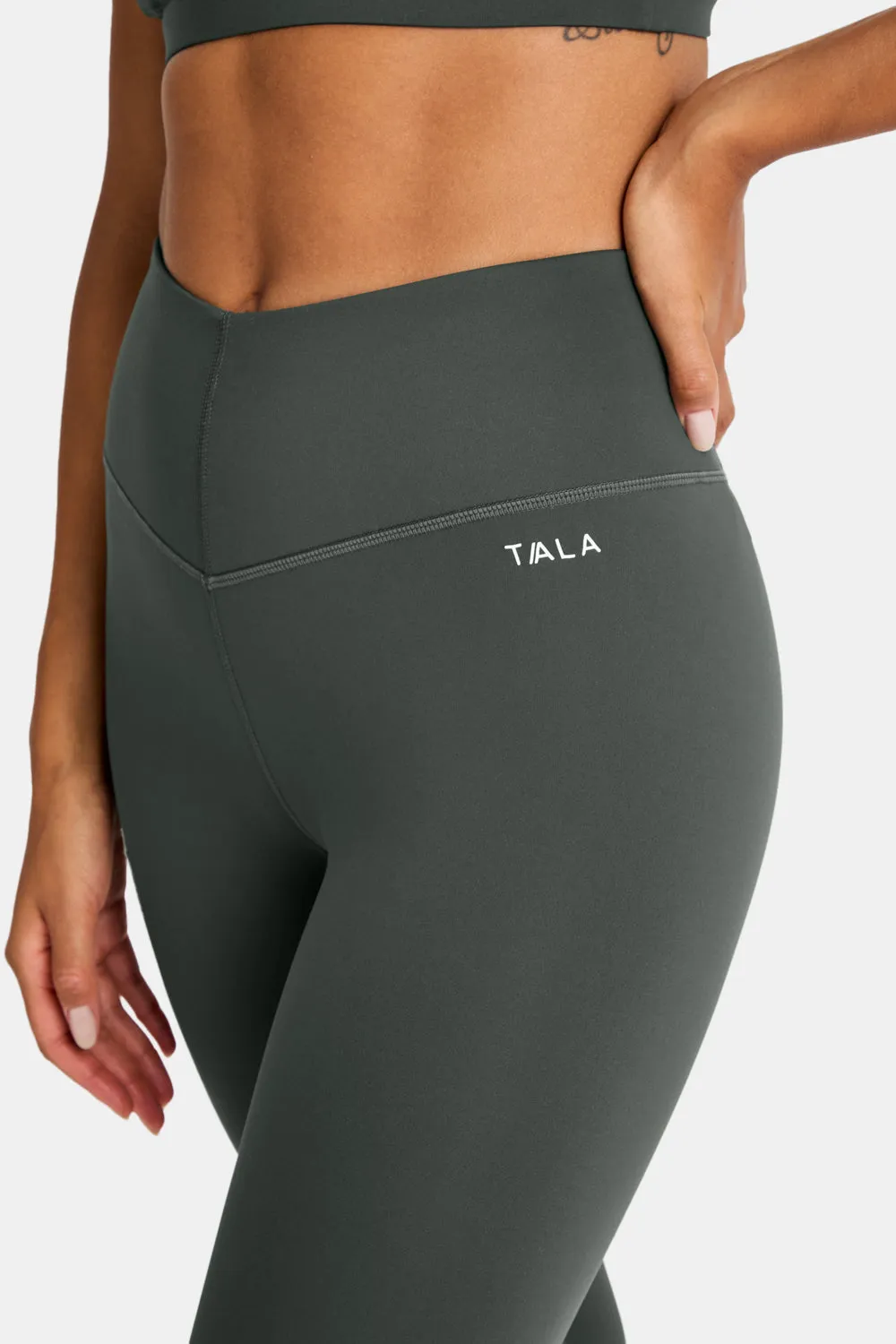 SkinLuxe V-Waist Legging - Dark Moss sold by TALA product image thumbnail 4