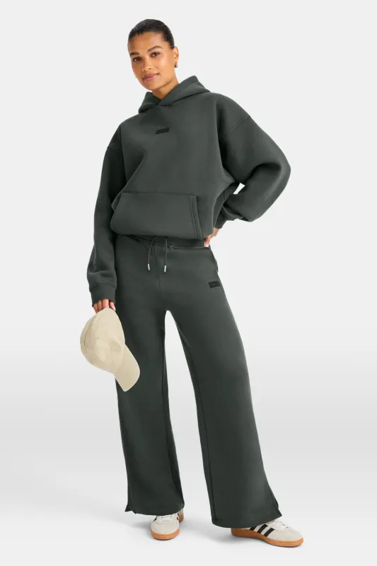 Wide Leg Jogger - Dark Moss sold by TALA