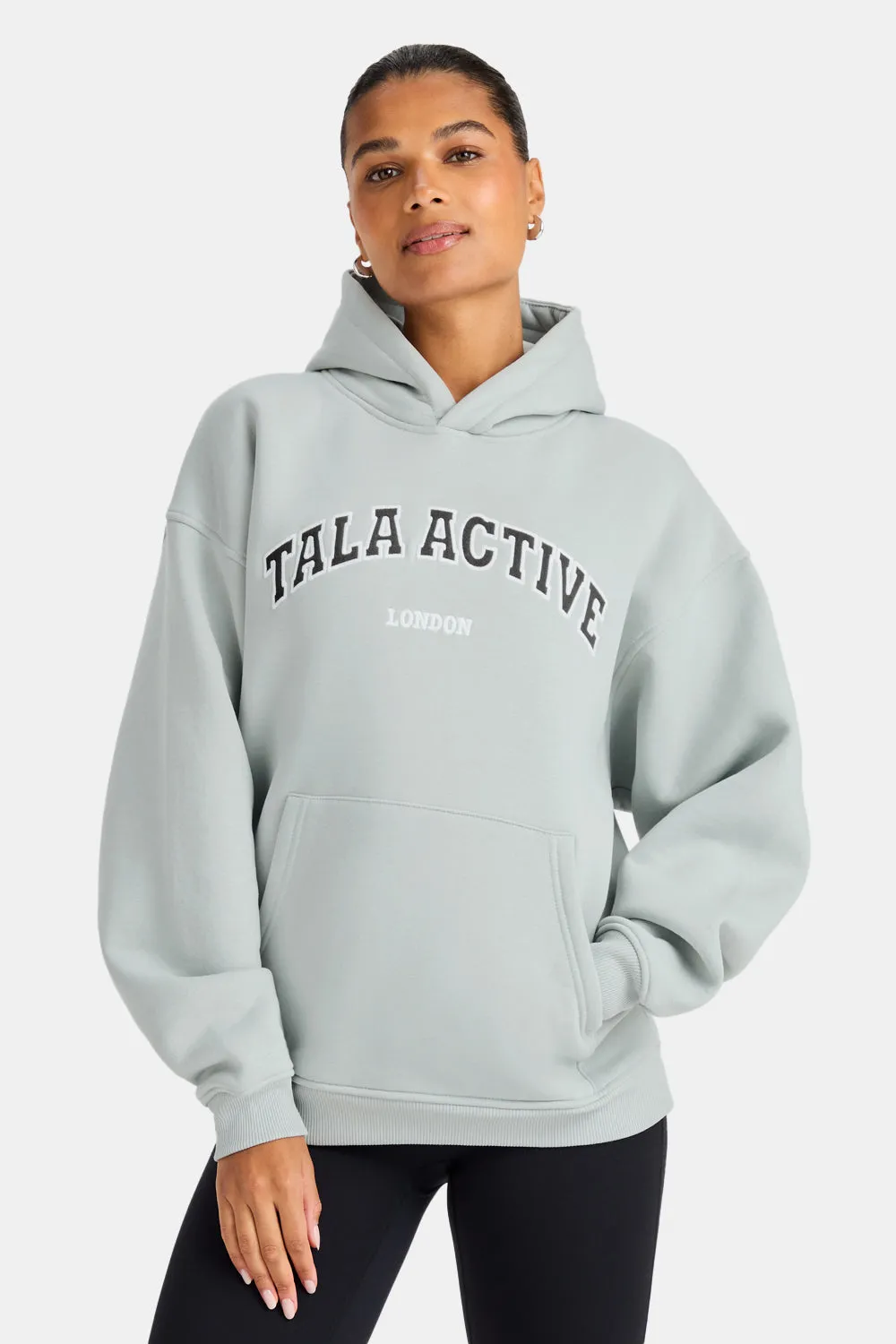 TALA Active Applique Hoodie - Sage sold by TALA