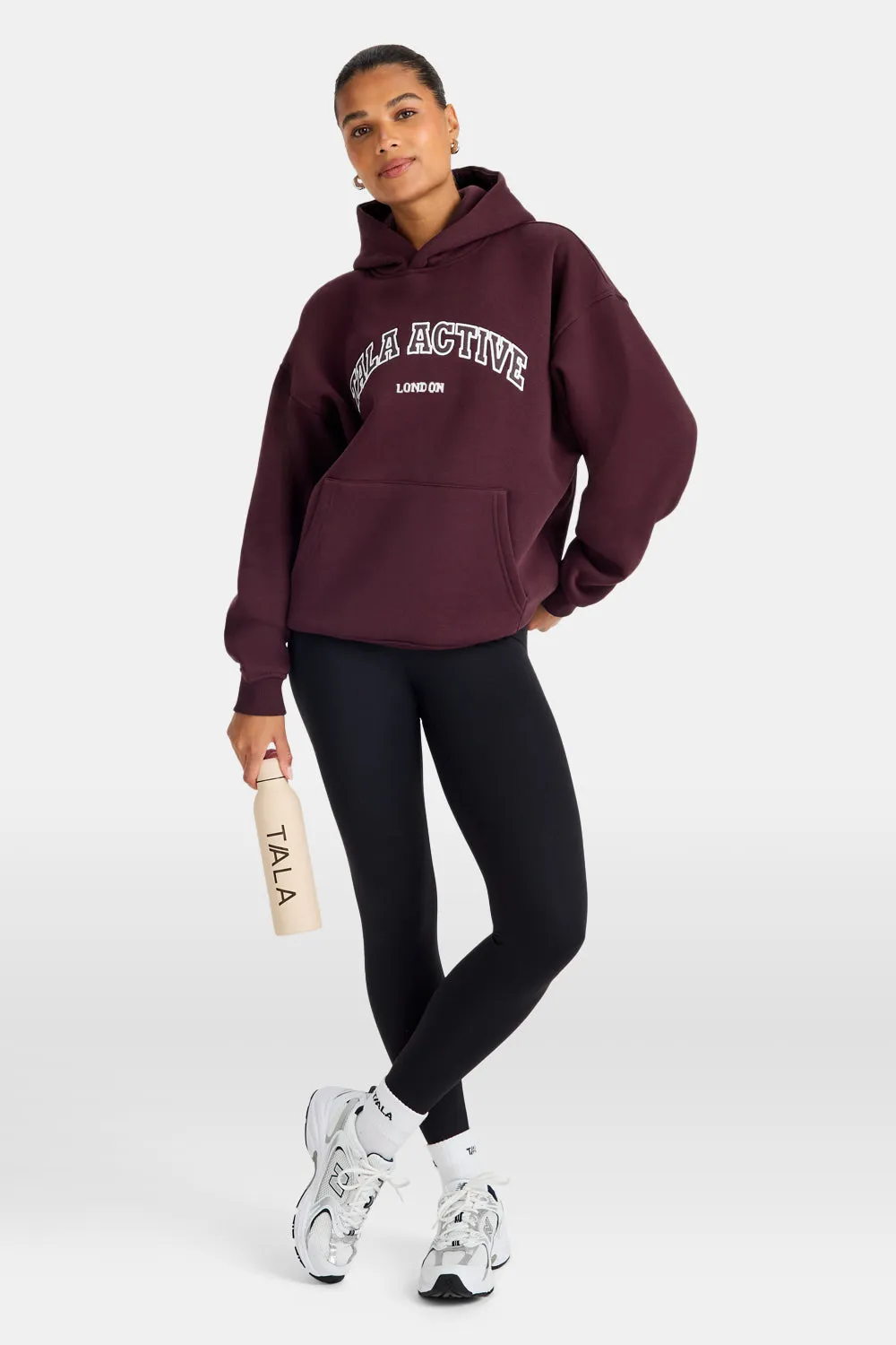TALA Active Applique Hoodie - Fig sold by TALA product image thumbnail 4